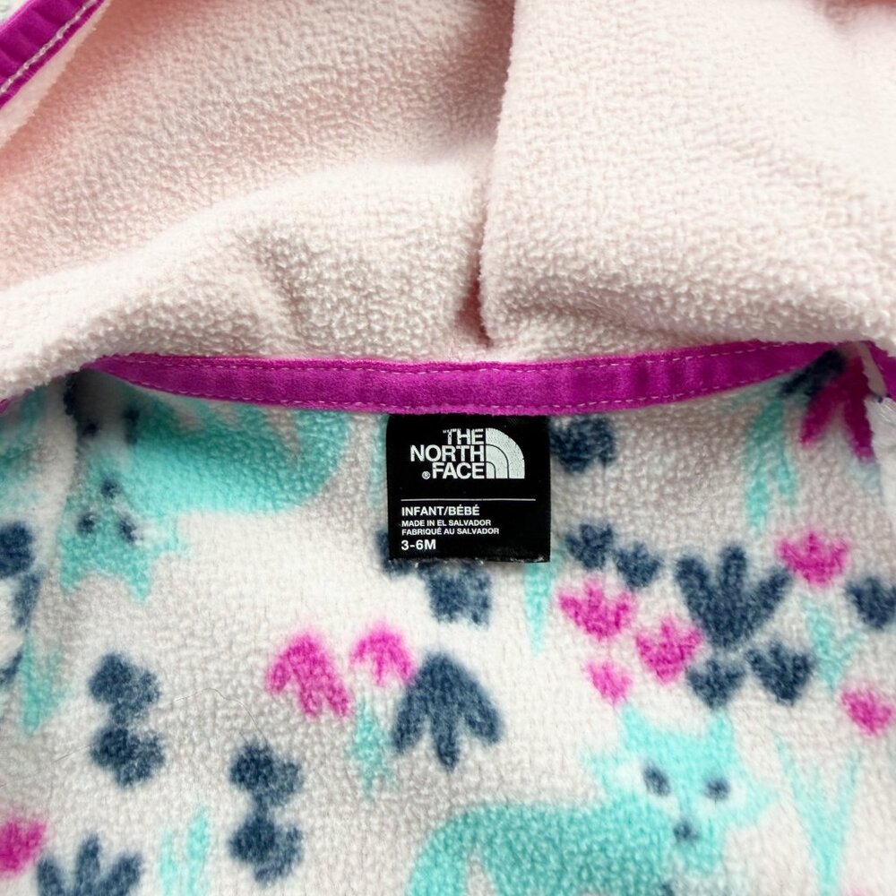 North Face Woodland Fleece Hooded Jacket - Picture 3 of 5